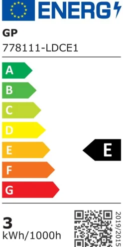 Led filament globepære mini e27 2 w (25 w) 250 lm 778111-ldce1