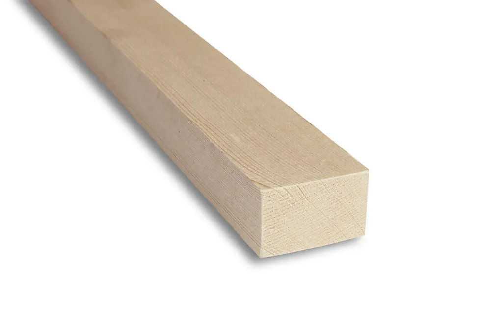 Lekt/rekke gran/furu ubehandlet 30x48 mm