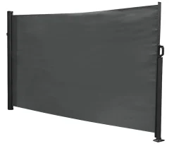 Levegg uttrekkbar sort/grå 3x1,6 meter