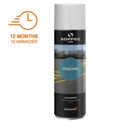 Linjemaling tracing hvit 500 ml soppec