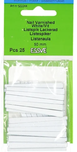 Listespiker 50mm hvit a-25 essve