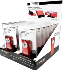 Lommelykt led oppladbar 500lumen 5w ip54