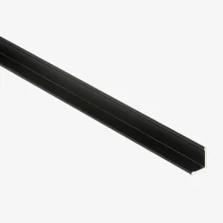L-profil smal sort 2400 mm