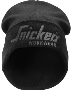 Lue sort med logo onesize