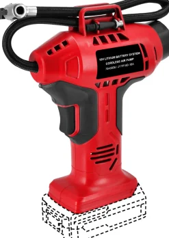Luftpumpe 18 V fra Q-Powertools