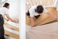 Lundbergs trappefornying Trend laminat eik