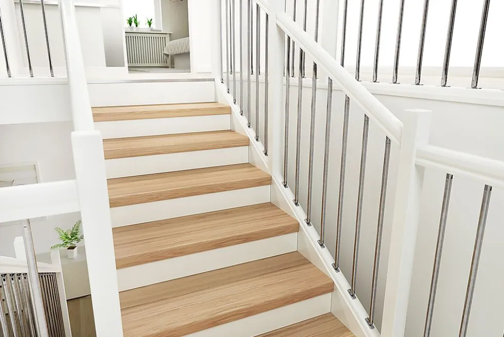 Lundbergs trappefornying Trend laminat eik