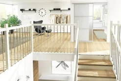 Lundbergs trappefornying Trend laminat mørk eik