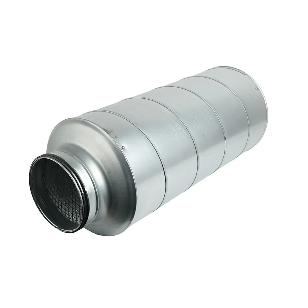 Lyddemper spiro 0,6m ø125