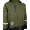 Lyngsøe skalljakke stretch sort/grønn 4XL
