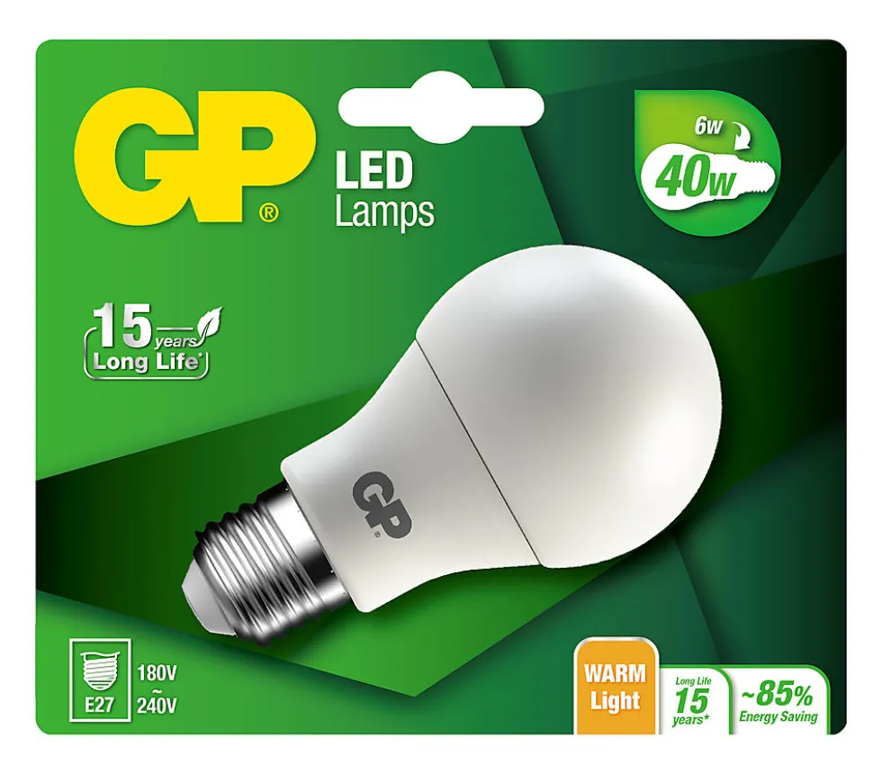 Lyspære led classic E27 6W-40W