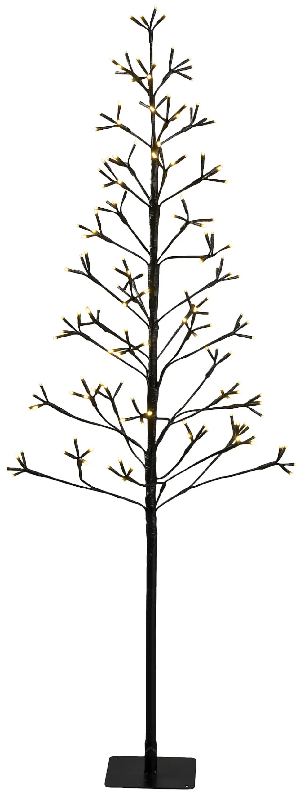 Lystre med 160 LED-lys og timer 1,2 meter