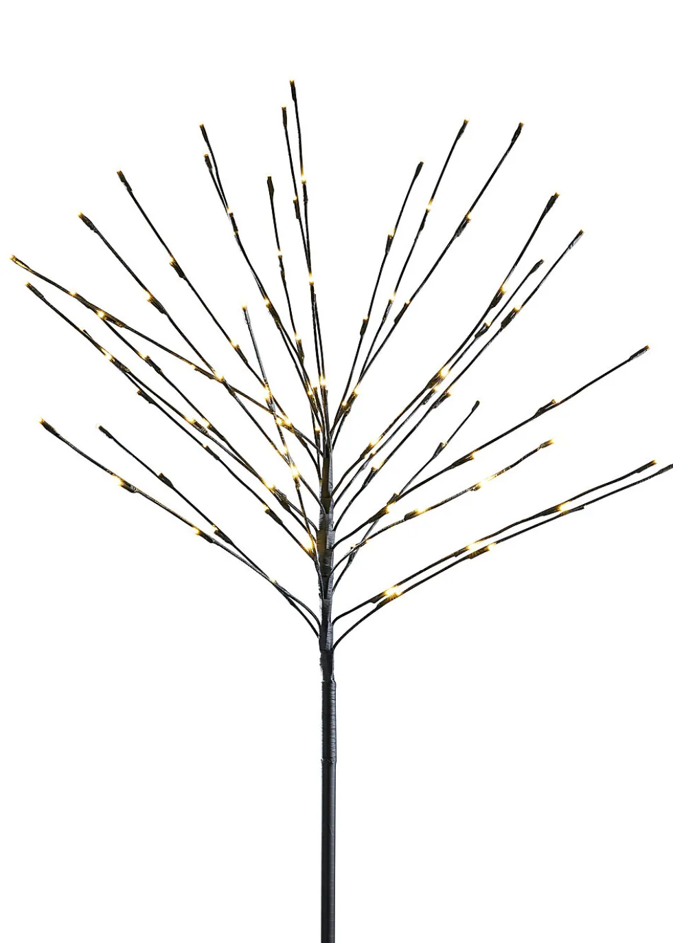 Lystre med 100 LED-lys og timer 1,2 meter