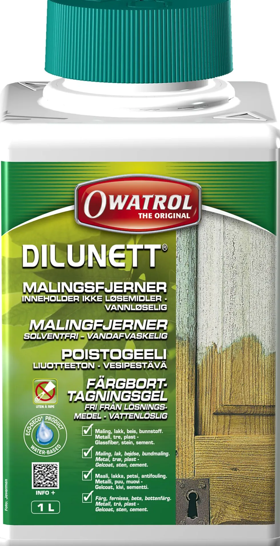 Malingsfjerner 1 liter dilunett owatrol dilunett 1l