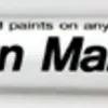 Merkekritt crayon marker hvit