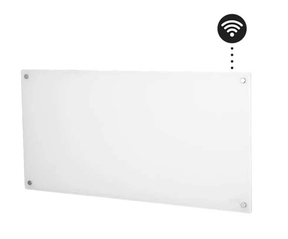 Mill panelovn WiFi Gen 4 glass 1000W hvit