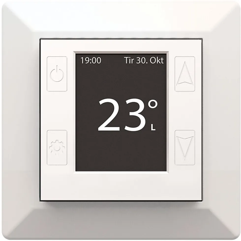 Mill termostat gulv WiFi polarhvit