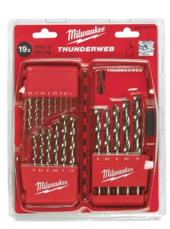 Milwaukee metallbor HSS-G sett P19