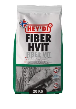 Mørtel Fiber Hvit 20 kg