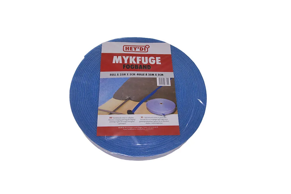 Mykfuge selvklebende 5 cm x 25 meter blå
