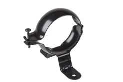 Nedløpsklamme stål sort 75 mm