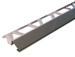 Nivåprofil zerotec 10mm rfr stål gulv 2,7m, polert rustfritt stål