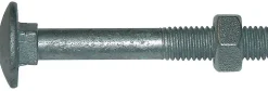 NKT låsebolt m6x40 m/mutter dur bk