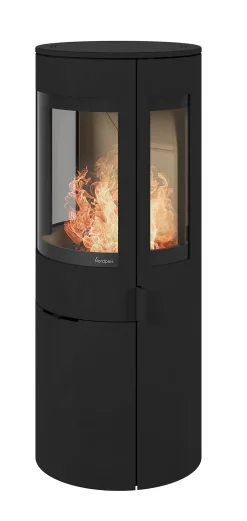 Nordpeis peisovn Origo med sideglass