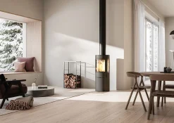 Nordpeis peisovn Origo med sideglass