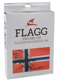Norsk flagg 250x185cm