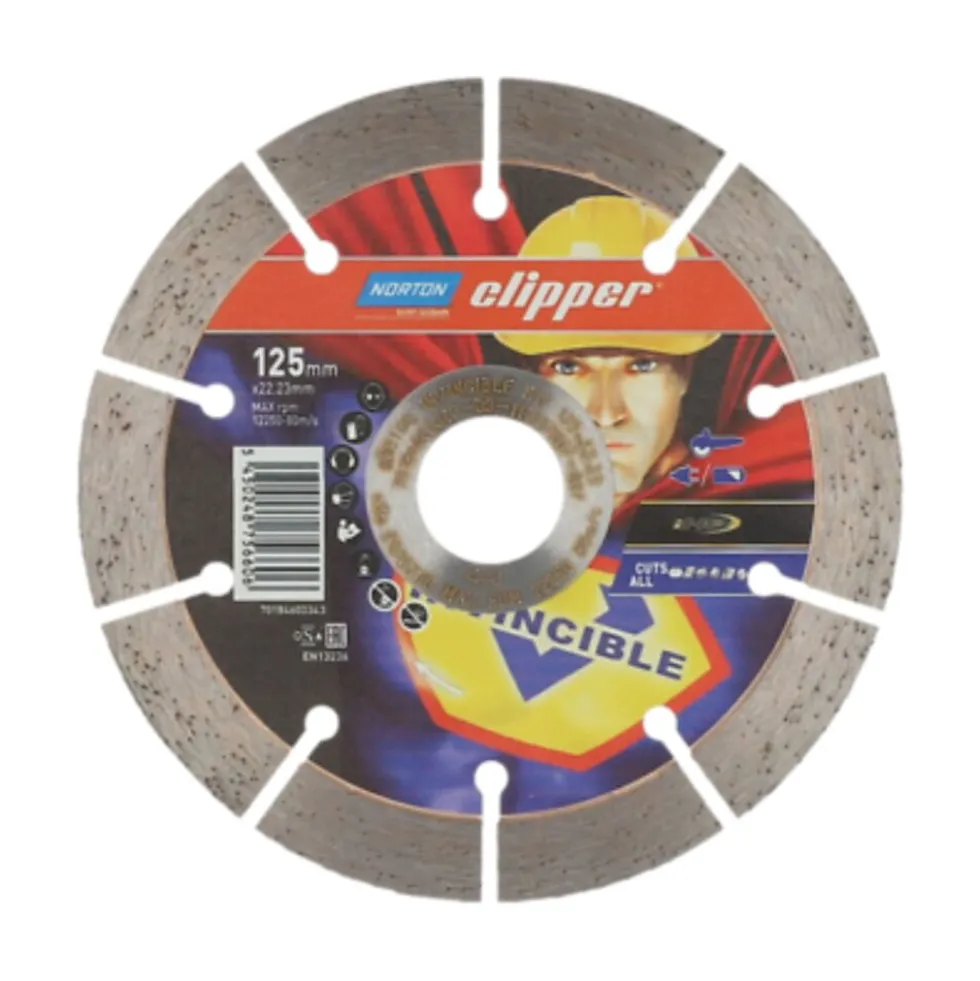 Norton Clipper Invincible diamantblad 125x22,23 mm