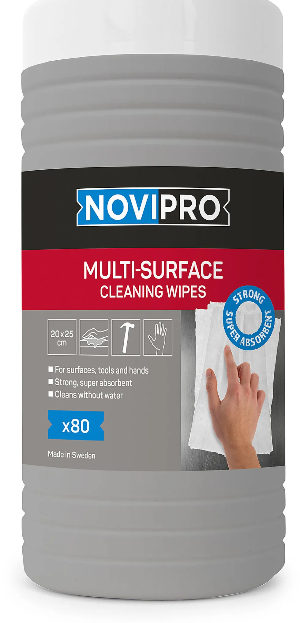 Novipro wipes multisurface 80 stk