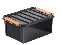 Oppbevaringsboks Pro m/lokk 15 liter 40x30x19 cm