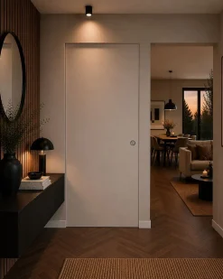 Opus Clean skyvedør 90x210 cm hvit