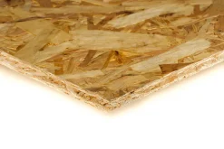 OSB-trefiberplate 22x2400x600 mm upusset m/fjær på 4 sider