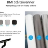 Overligger 320 til takrenne 125 mm stål sort 5 stk