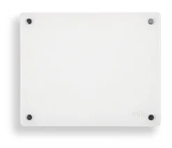 Panelovn glass 250 watt hvit