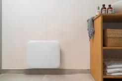Panelovn stål 250 watt hvit