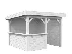 Paviljong Limtrekonstruksjon 28 mm veggbord 303 8,3 m2