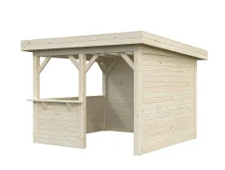 Paviljong Limtrekonstruksjon 28 mm veggbord 303 8,3 m2
