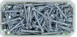 Plateskrue borspiss 6,3x50 fzb-150 uten tetningsskive blankforsinket