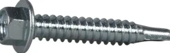 Plateskrue borspiss 6,3x38 fzb-200 uten tetningsskive blankforsinket