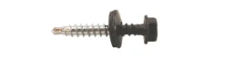 Plateskrue sekskant sort 4,8x20 mm 250 stk