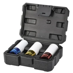 Q-Tools kraftpipesett 3 deler 17, 19 og 21 mm