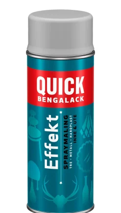 Quick Bengalack effektspray sølv metallic 400 ml
