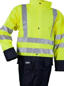 Regnjakke gul 3XL