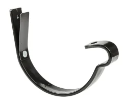 Rennekrok med fjær stål 125 mm sort