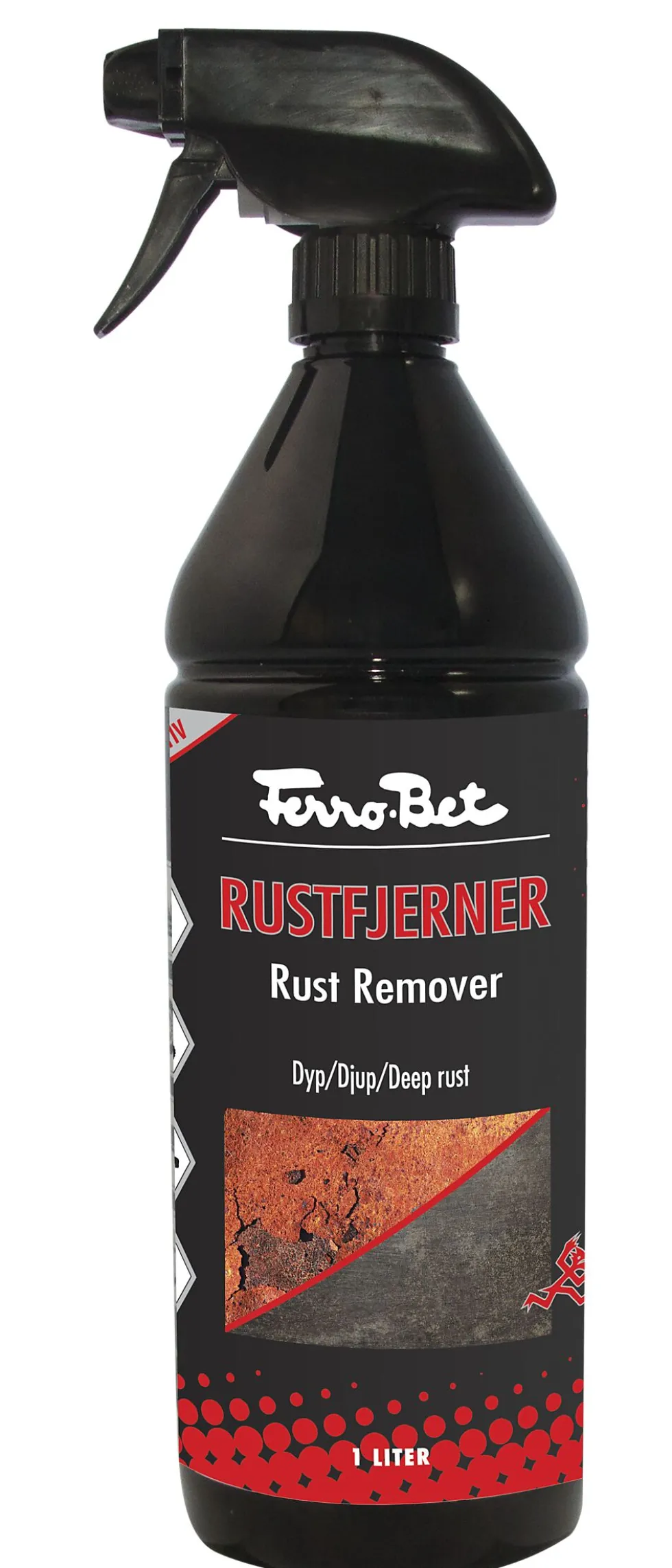 Rustfjerner med sink 1 liter