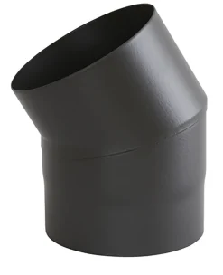 Røykrør kne Ø150 mm 30° uten luke