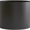 Røykrør ø175 l120 rett mbe matt sort emalje 2,3mm
